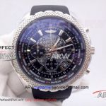 Perfect Replica Breitling Bentley B05 Unitime Black Rubber Band Watch 